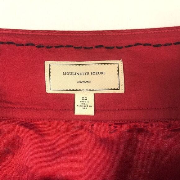 MOULINETTE SOEURS Midi Cotton & Sequins Skirt - Picture 7 of 12